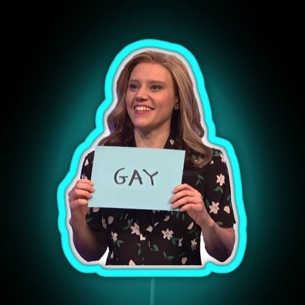 Kate Mckinnon Gay RGB Neon Sign