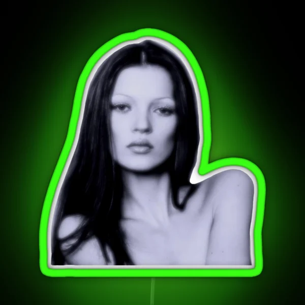 Kate Moss RGB Neon Sign