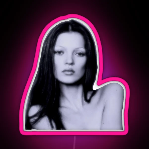 Kate Moss RGB Neon Sign