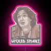 Katie Porter Quote in Bold, Eye-Catching RGB Neon Light Design
