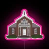 Colorful Vibrant Customizable Katonah Village Library RGB Neon Sign Display Artwork