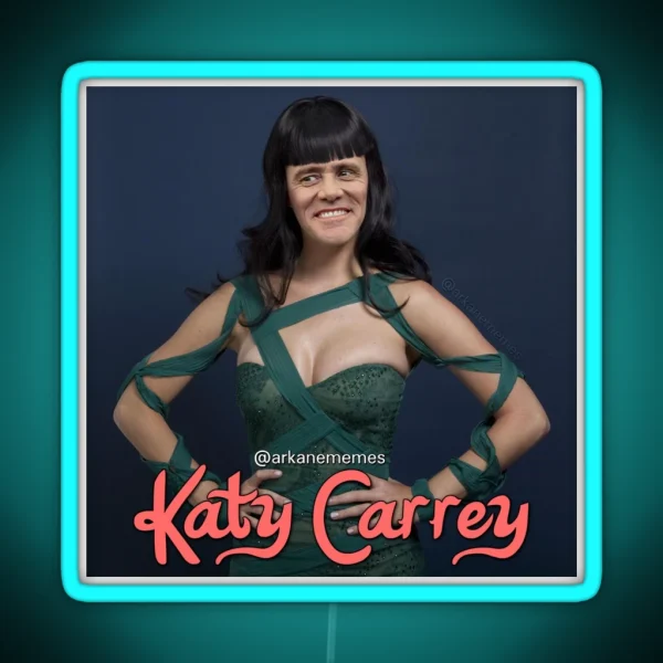 Katy Carrey RGB Neon Sign