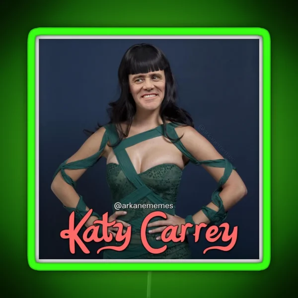 Katy Carrey RGB Neon Sign