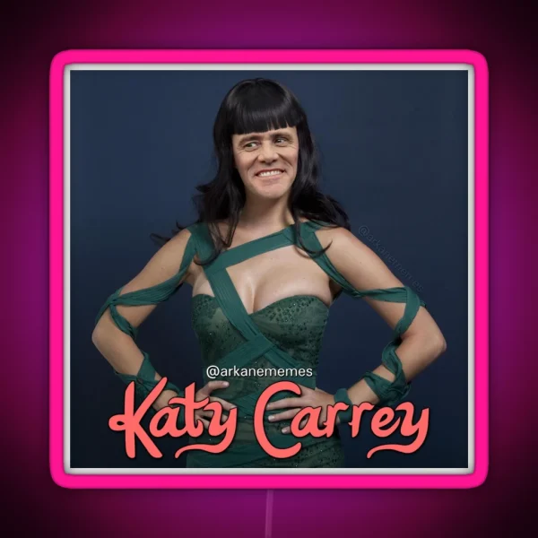 Katy Carrey RGB Neon Sign