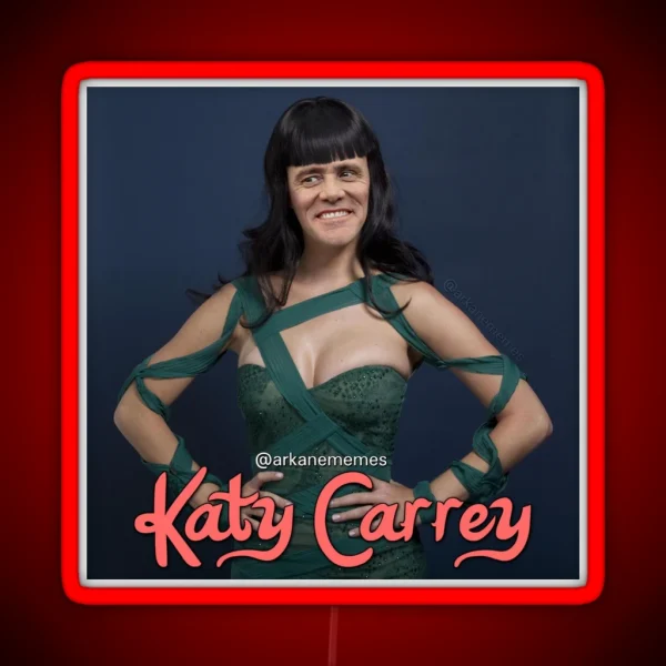 Katy Carrey RGB Neon Sign