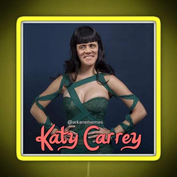Katy Carrey RGB Neon Sign