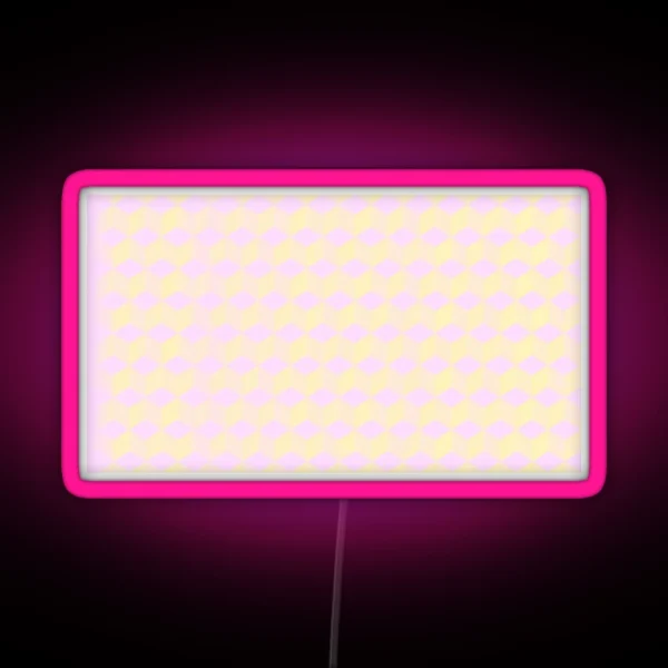 Kawaii Cute Pattern For Cutecore People RGB Neon Sign