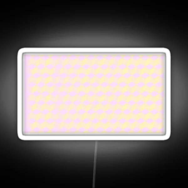 Kawaii Cute Pattern For Cutecore People RGB Neon Sign