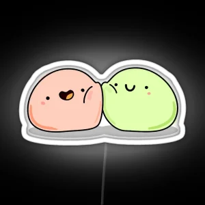 Kawaii Mochi Buddies RGB Neon Sign