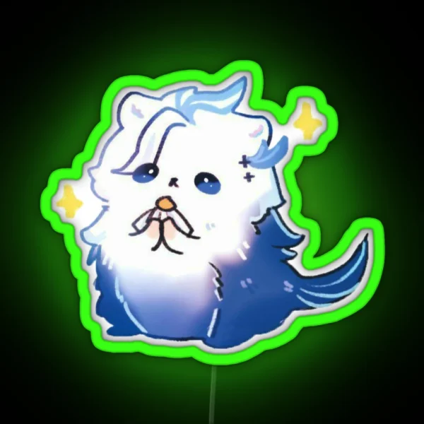 Kawaii Otter RGB Neon Sign