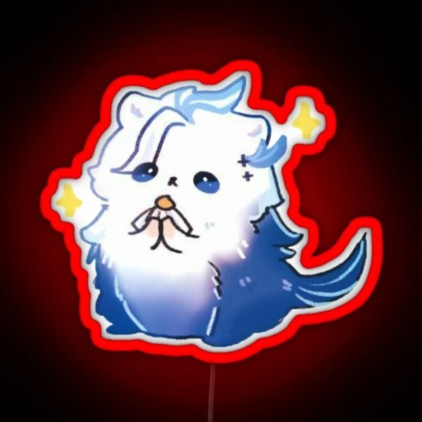 Kawaii Otter RGB Neon Sign