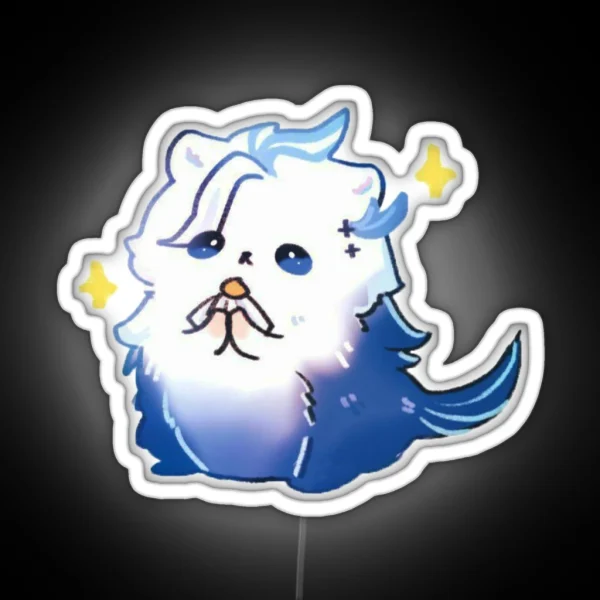 Kawaii Otter RGB Neon Sign