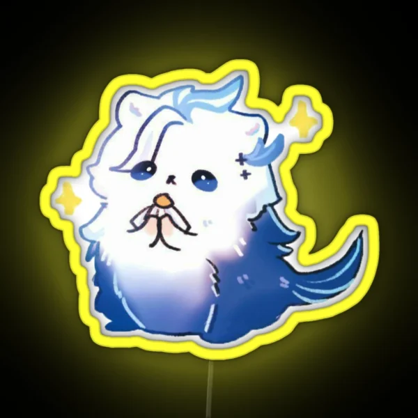 Kawaii Otter RGB Neon Sign