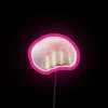 Vibrant Pastel Pink Kawaii Style LED Canvas Neon Sign Decorations