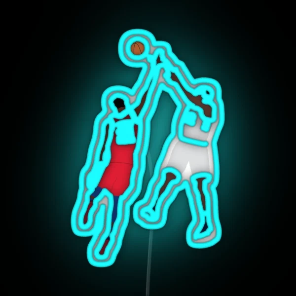 Kawhi Buzzer Beater RGB Neon Sign