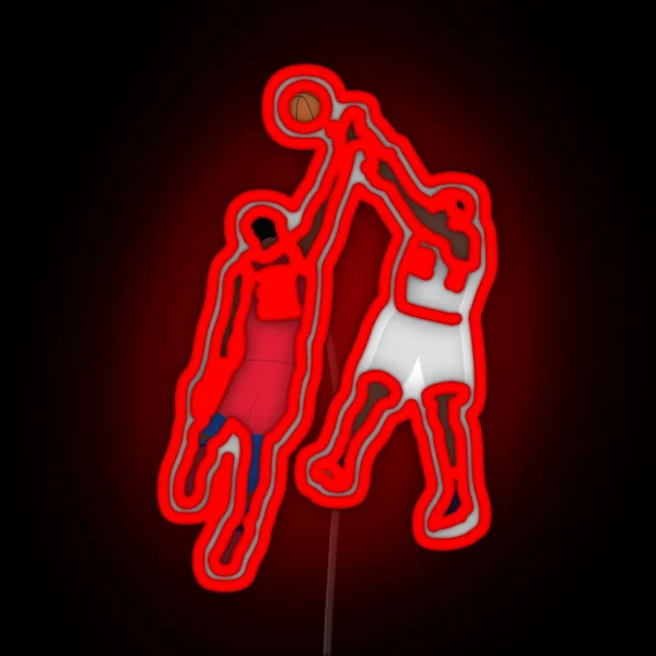 Kawhi Buzzer Beater RGB Neon Sign