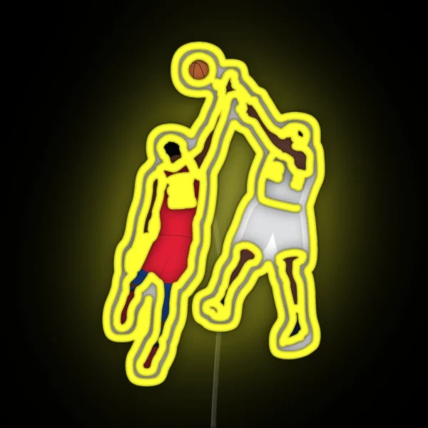 Kawhi Buzzer Beater RGB Neon Sign