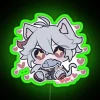 Genshin Impact Kazuha-inspired Heart's Wishes Neon Sign with Color-Changing LED Lights