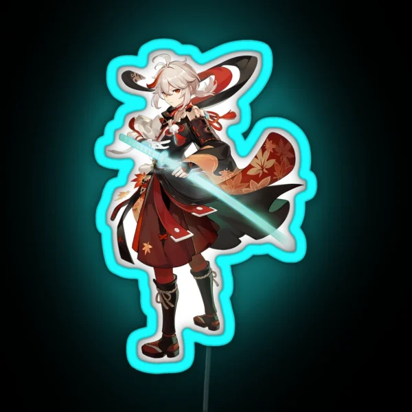 Kazuha Genshin Impact Led RGB Neon Sign