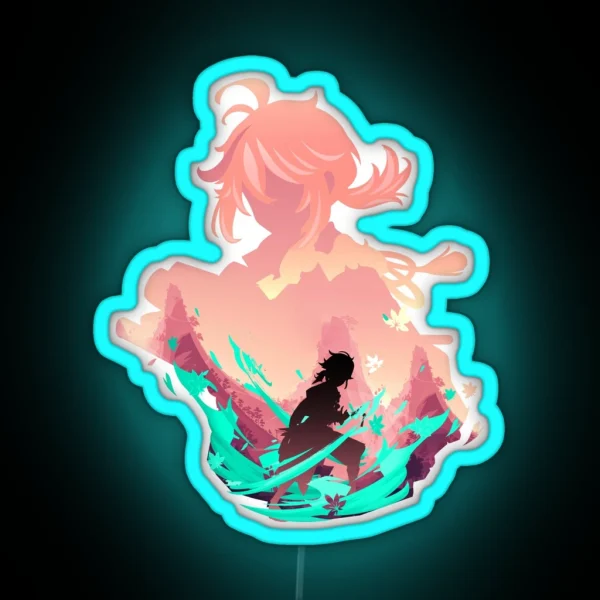 Kazuha Genshin Impact RGB Neon Sign