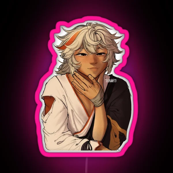Kazuha Smile RGB Neon Sign