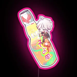 Kazuha With Ramune RGB Neon Sign