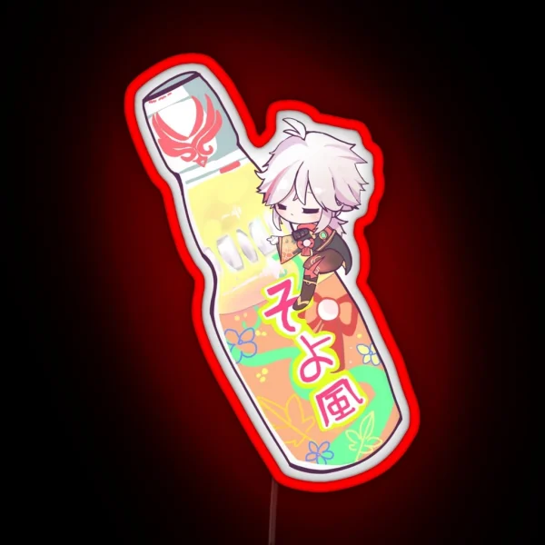 Kazuha With Ramune RGB Neon Sign