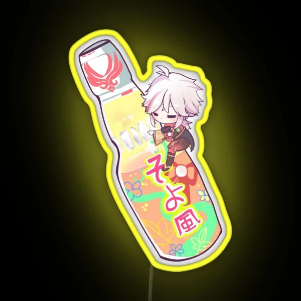 Kazuha With Ramune RGB Neon Sign