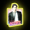 Vintage Inspired Keanu Reeves Style 80s Retro Colorful Neon Sign