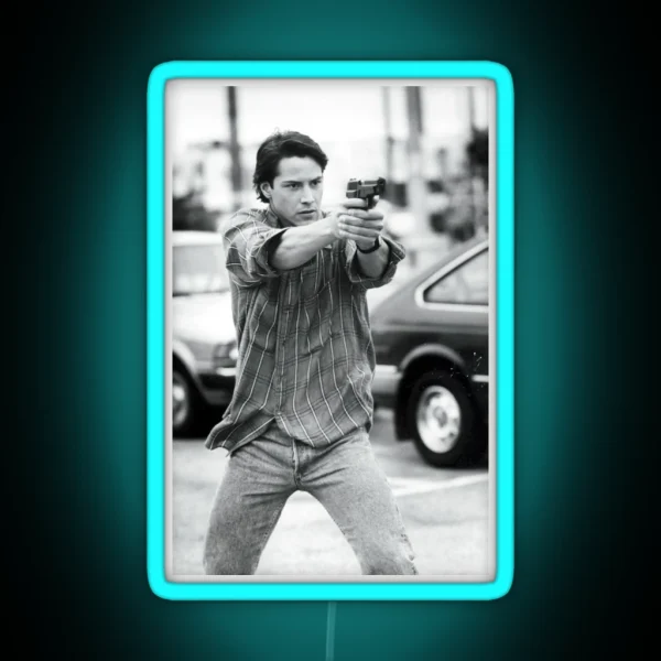 Keanu Reeves Point Break RGB Neon Sign