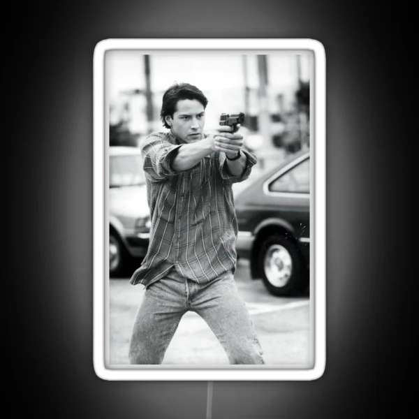 Keanu Reeves Point Break RGB Neon Sign