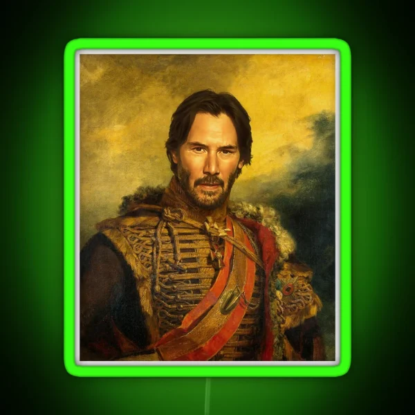 Keanu Reeves Replaceface RGB Neon Sign