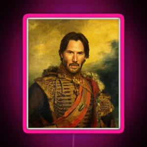 Keanu Reeves Replaceface RGB Neon Sign