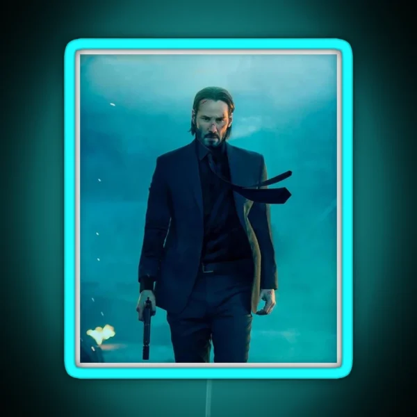 Keanu Reeves RGB Neon Sign