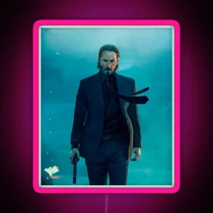 Keanu Reeves RGB Neon Sign