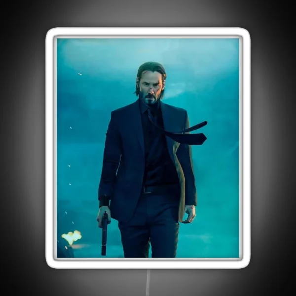Keanu Reeves RGB Neon Sign