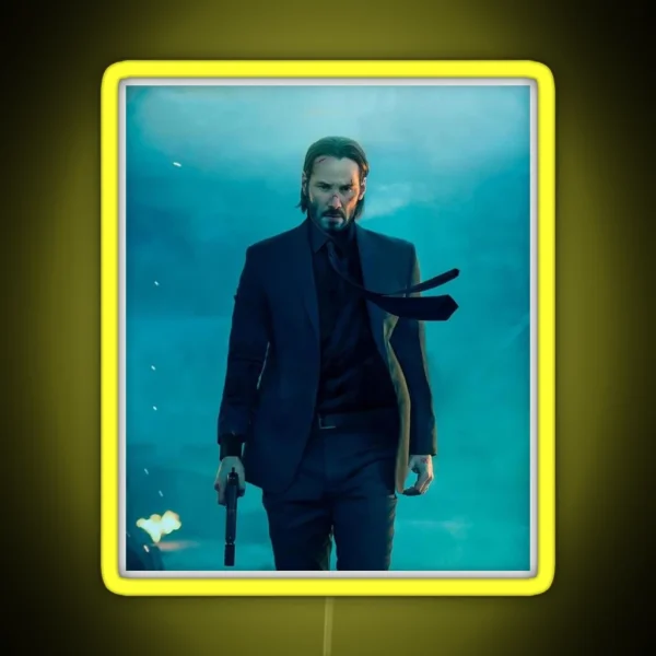 Keanu Reeves RGB Neon Sign