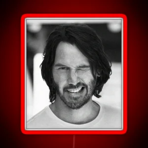 Keanu Reeves RGB Neon Sign