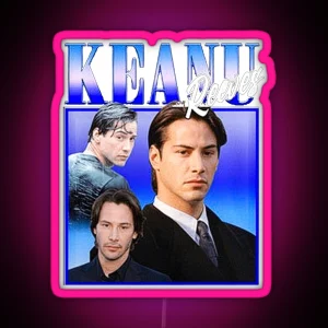 KEANU REEVES RGB Neon Sign