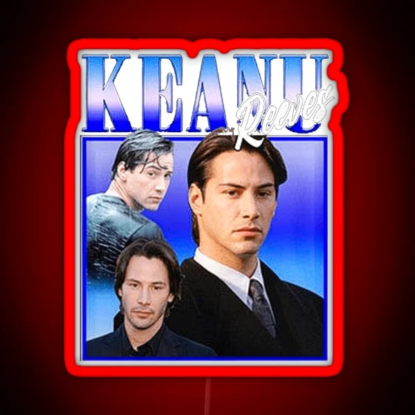 KEANU REEVES RGB Neon Sign