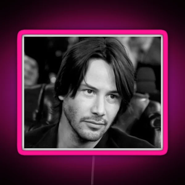 Keanu Reeves RGB Neon Sign