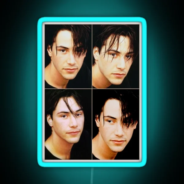 Keanu Reeves RGB Neon Sign