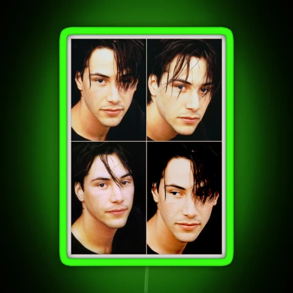 Keanu Reeves RGB Neon Sign