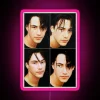 Unique Keanu Reeves Quote Illuminated in Vibrant RGB Neon Colors