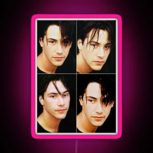 Keanu Reeves RGB Neon Sign