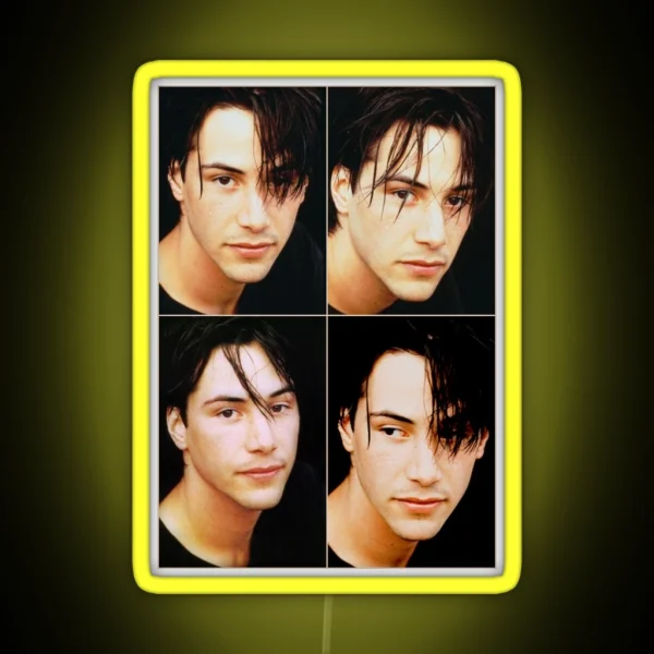 Keanu Reeves RGB Neon Sign