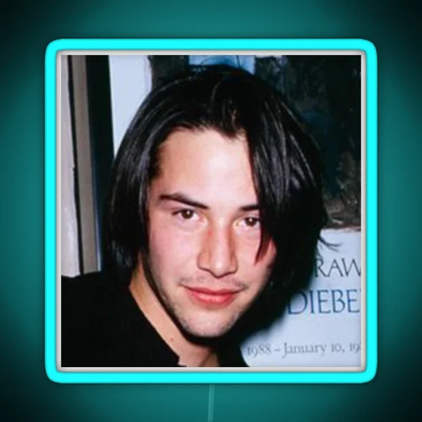 Keanu Reeves RGB Neon Sign
