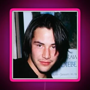 Keanu Reeves RGB Neon Sign