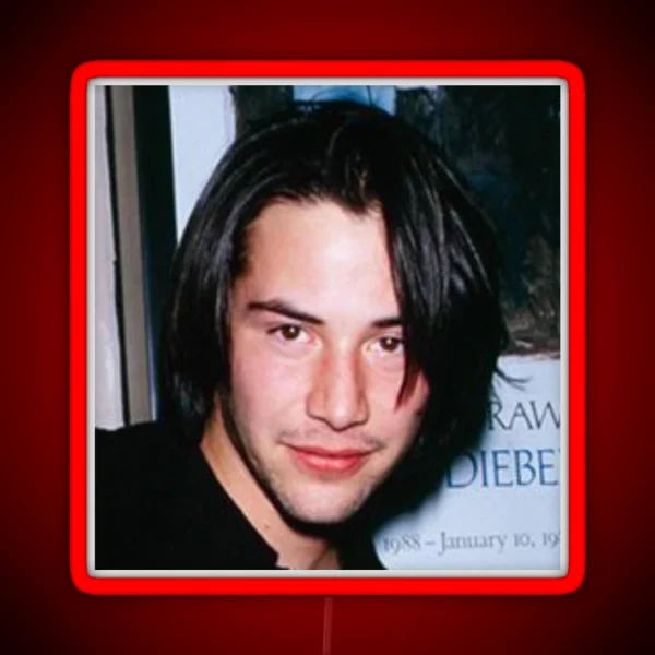 Keanu Reeves RGB Neon Sign
