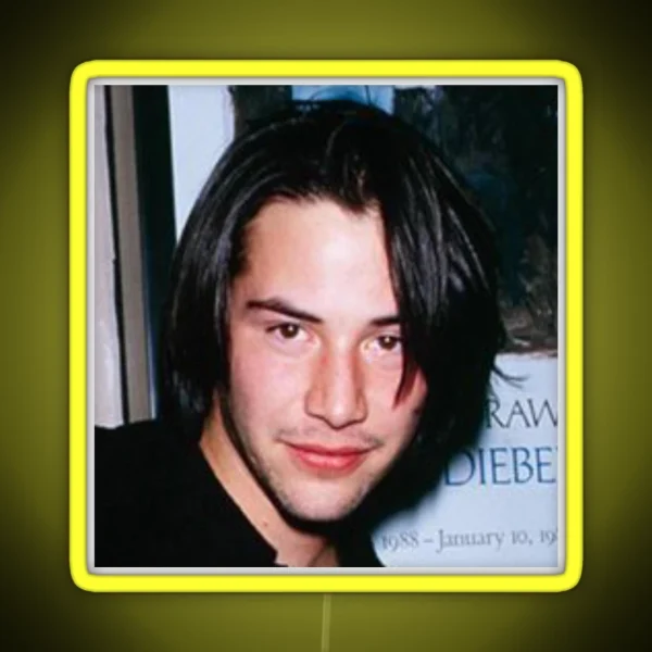 Keanu Reeves RGB Neon Sign